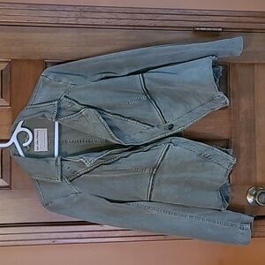 We The Free Military Denim Jacket